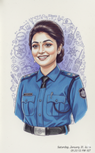 girls photo prompt for gemini teacher formal digital art


