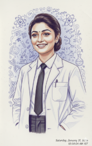girls photo prompt for gemini doctor outfit illustration


