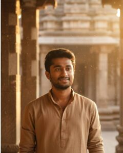 Golden hour Hindu temple background AI image prompts
corridor cinematic AI portrait background