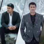 AI image generator prompts for realistic self-portraits in cinematic mountain and desert landscapes