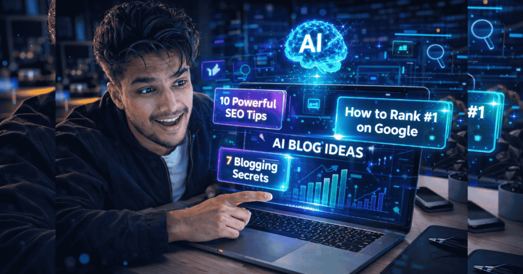 AI tool generating SEO blog titles and viral headlines