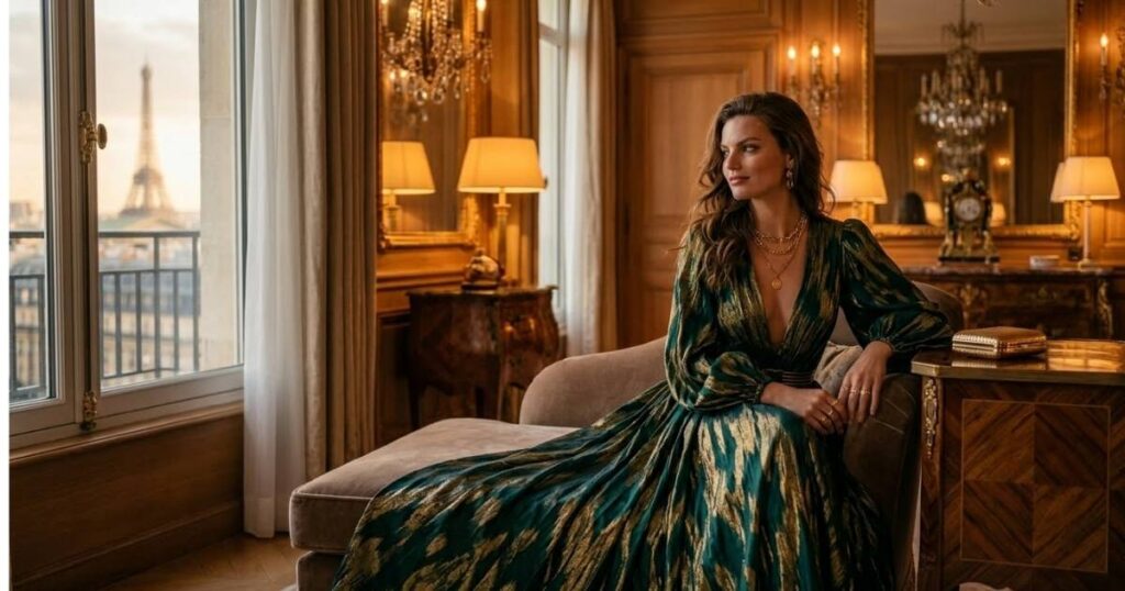 Editorial Photography Prompts midjourney cinematic fashion ai image