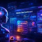 free website audit prompts AI SEO analysis dashboard