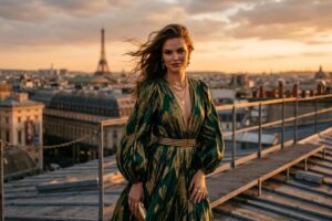 black and white Editorial Photography Prompts dramatic portrait ai