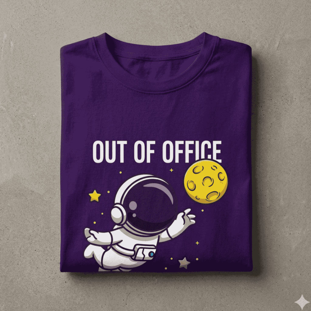 lifestyle t shirt mockup showing model wearing graphic tee design