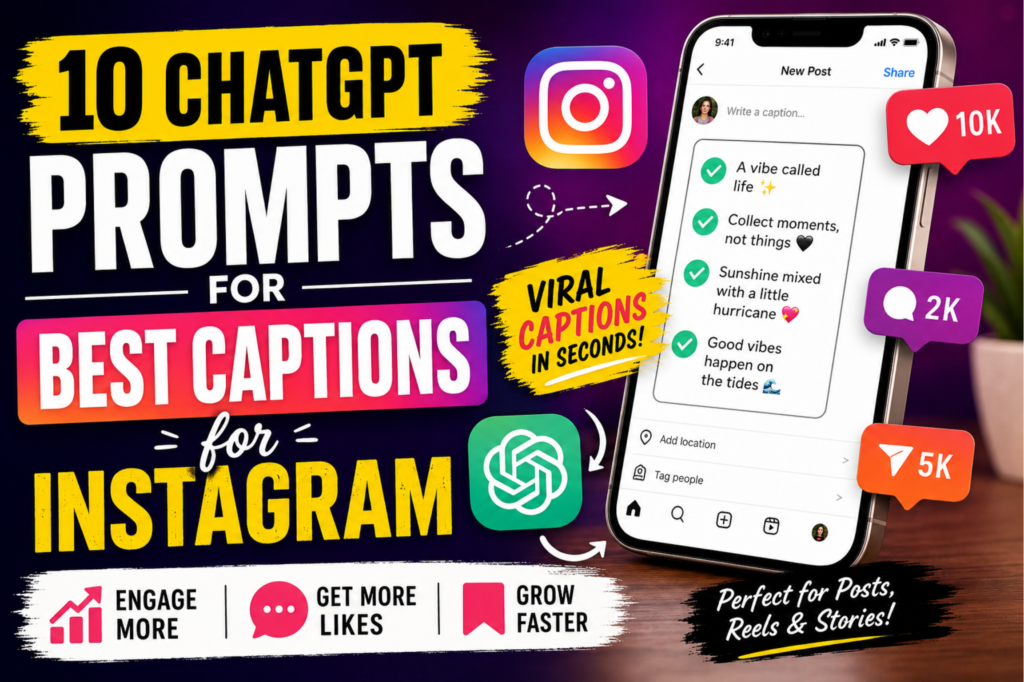 Content creator struggling to write the best captions for Instagram