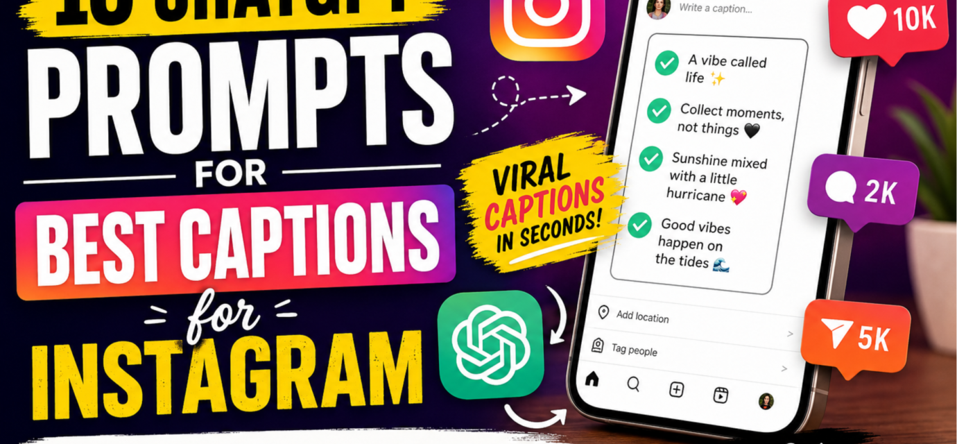 Content creator struggling to write the best captions for Instagram